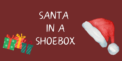 Santa In A Shoebox